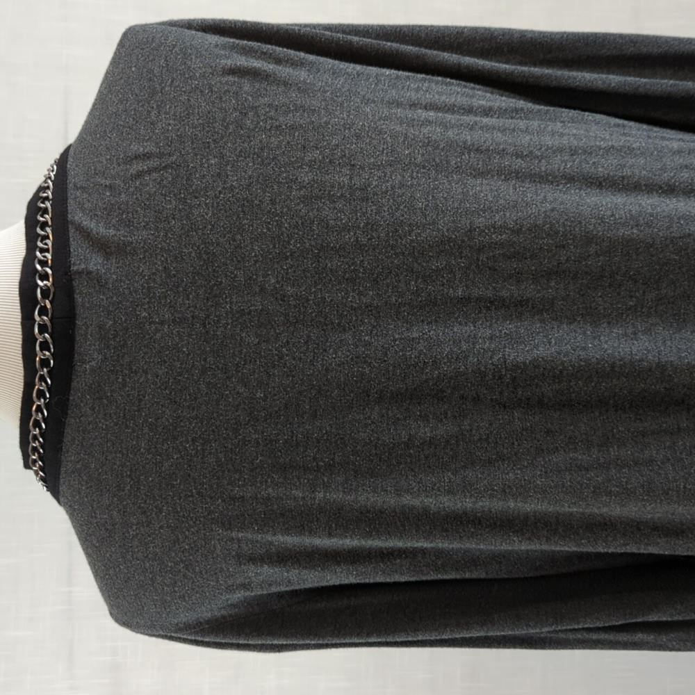 Vivienna Tam long cardigan sweater, chain detail, women's extra large - Picture 4 of 10